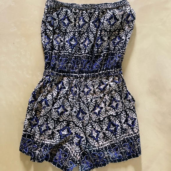 Angie Boho Strapless Romper - Picture 2 of 3